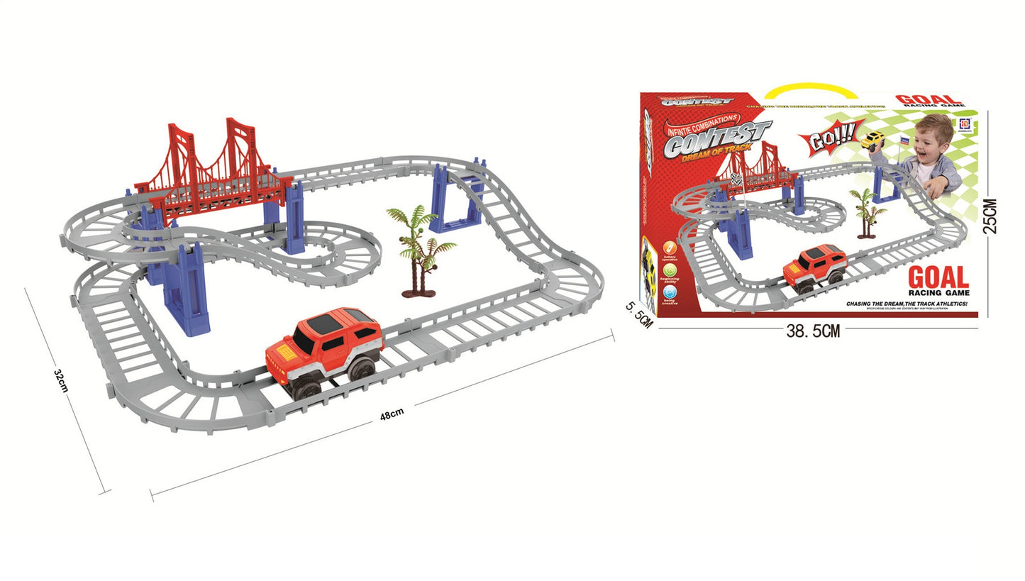 RACING TRACK BATTERY OPERATED