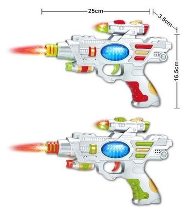 BATTERY OPERATED GUN WITH LIGHT&MUSIC  OPPB
