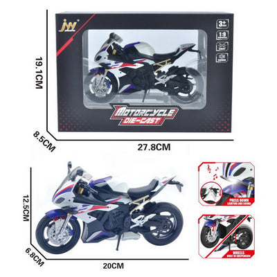 ALLOY MOTORCYCLE 1:9 WITH LIGHT&MUSIC