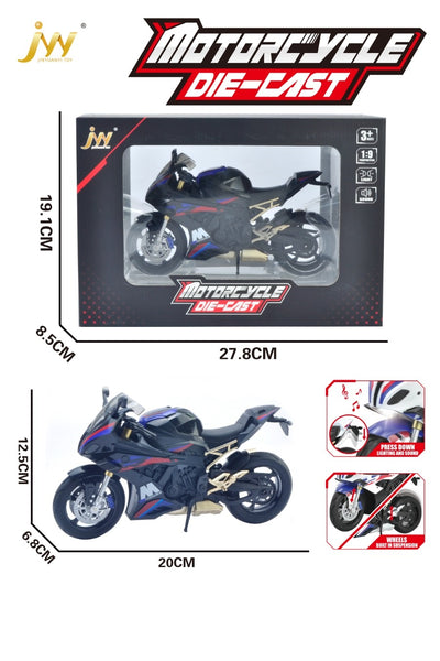 ALLOY MOTORCYCLE 1:9 WITH LIGHT&MUSIC