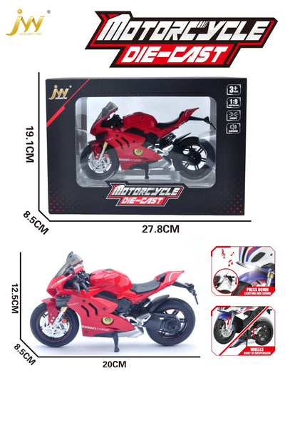 ALLOY MOTORCYCLE 1:9 WITH LIGHT&MUSIC