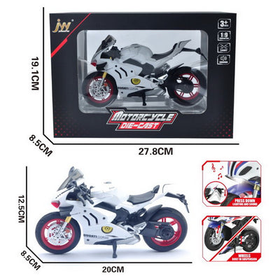 ALLOY MOTORCYCLE 1:9 WITH LIGHT&MUSIC