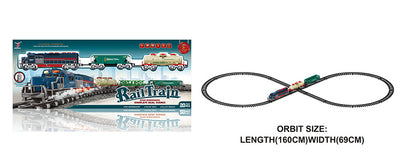 TRAIN SET BATTERY OPERATED WITH LIGHT&SOUND