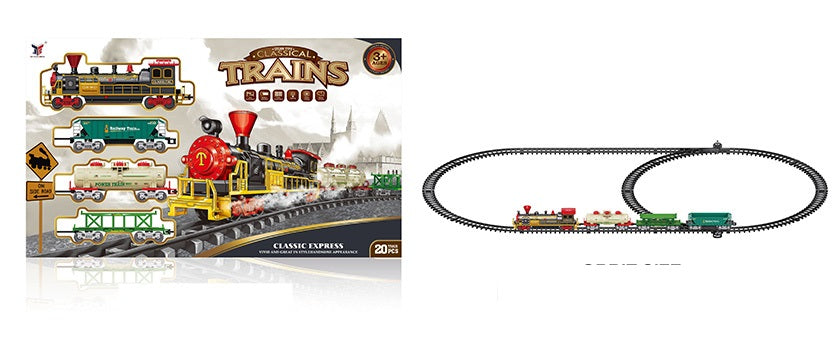 TRAIN SET BATTERY OPERATED WITH LIGHT&SOUND