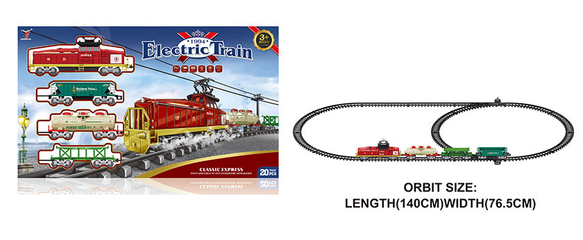TRAIN SET BATTERY OPERATED WITH LIGHT&SOUND