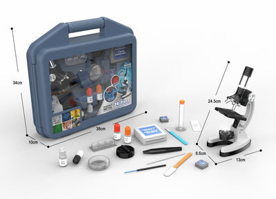 MICROSCOPE WITH ACCESSORIES HAND BAG