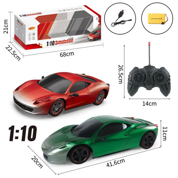 REMOTE CONTROL CAR WITH USB CHARGER 1:10