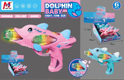 BATTERY OPERATED GUN WITH LIGHT&MUSIC 6PCS DISPLAY BOX