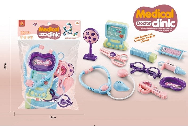 DOCTOR PLAY SET ACCESSORIES PVC BAG+HEADER