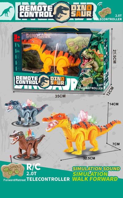 REMOTE CONTROL DINOSAUR WITH LIGHT&MUSIC