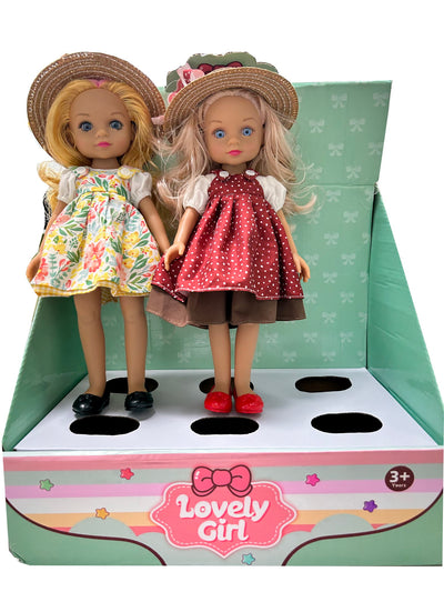 DOLL 30CM 6PCS SET DISPLAY BOX