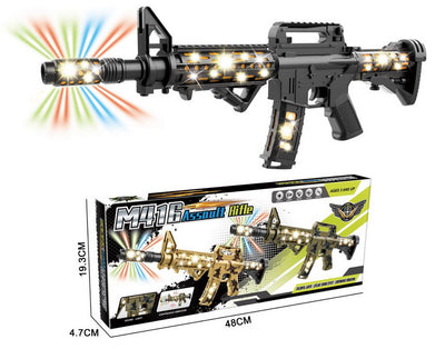 BATTERY OPERATED GUN WITH LIGHT&MUSIC