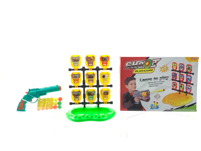Shouting Gun with Soft Bullets & target