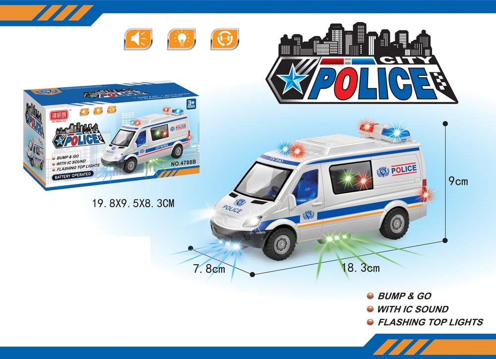 BATTERY OPERATED CAR WITH LIGHT&MUSIC