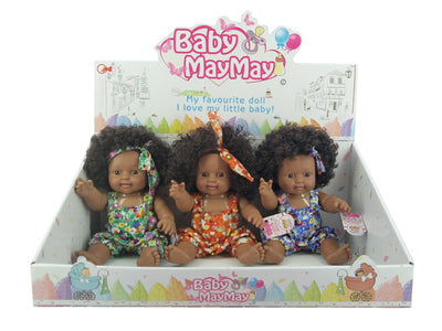 DOLL 30CM WITH MUSIC 9PCS SET DISPLAY BOX