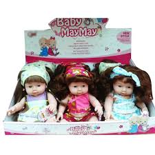 DOLL 30CM WITH MUSIC 9PCS SET DISPLAY BOX