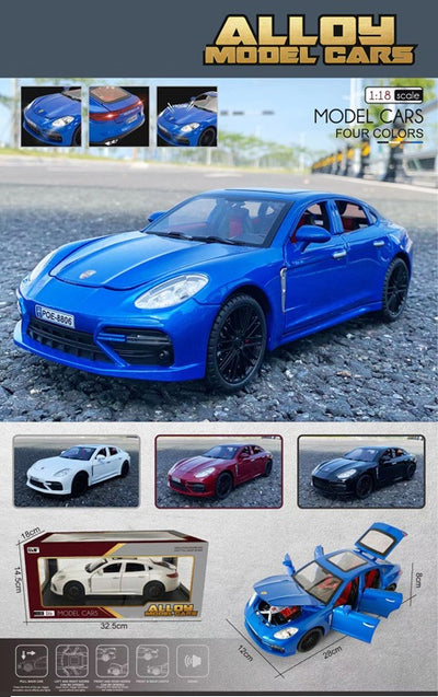 ALLOY CAR 1:18 PULL BACK WITH LIGHT&MUSIC