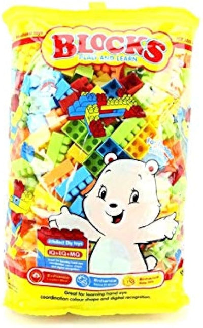 BLOCK PLAY SET 300PCS PVC BAG