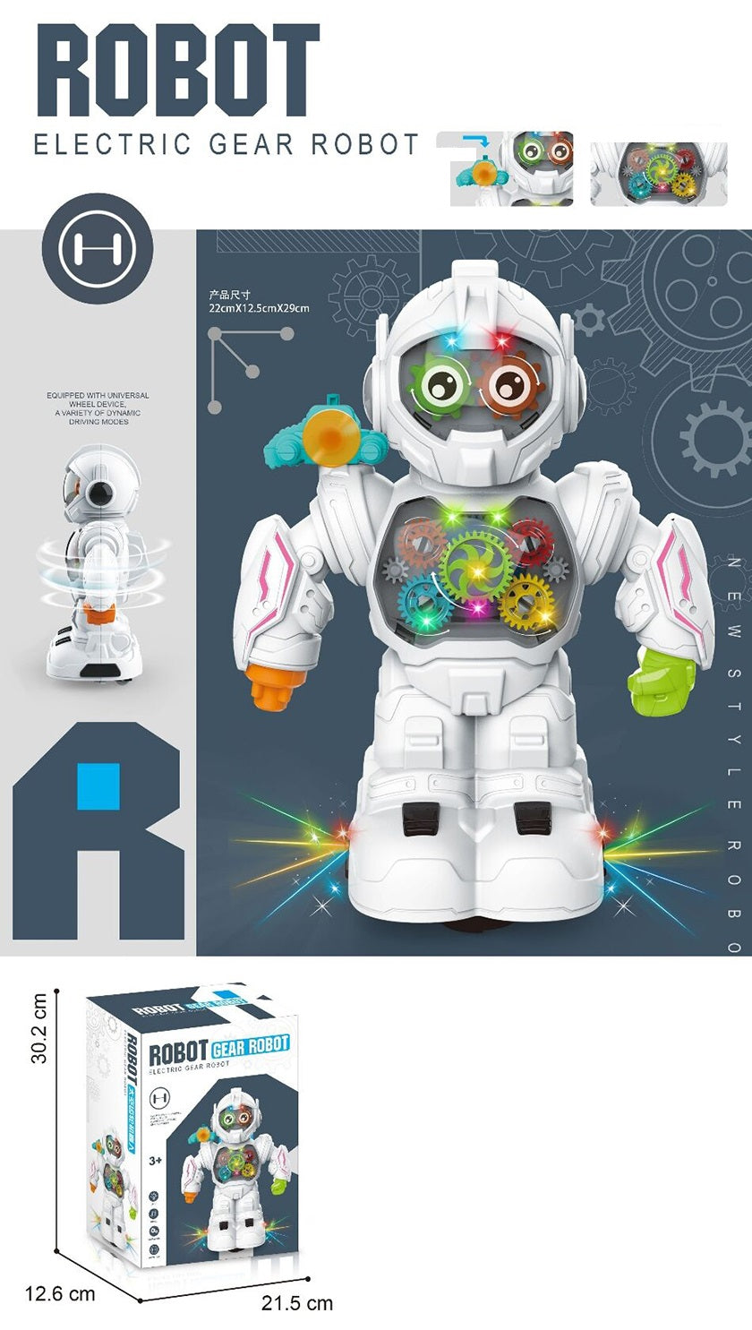 BATTERY OPERATED ROBOT WITH LIGHT&MUSIC