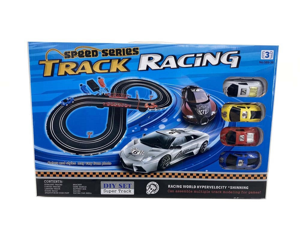 RACING TRACK BATTERY OPERATED SET