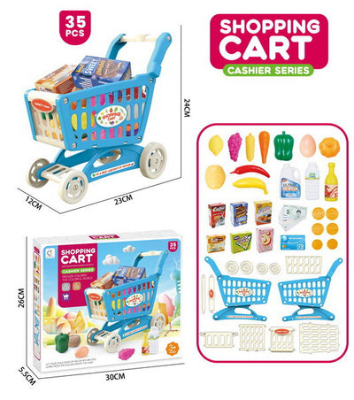 SHOPPING CART WITH ACCESSORIES