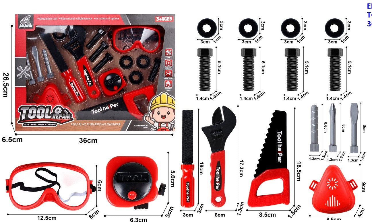 TOOL PLAY SET 17PCS
