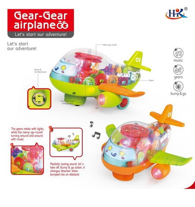 BATTERY OPERATED PLANE WITH LIGHT&MUSIC