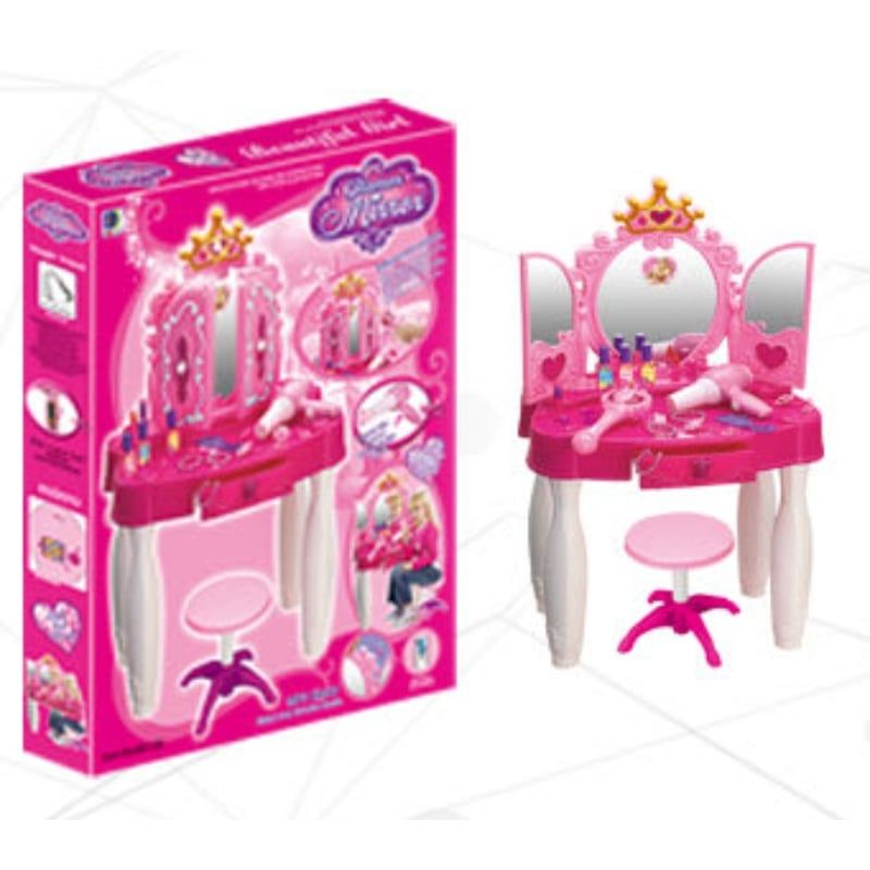 BEAUTY PLAY SET DRESSING TABLE WITH LIGHT &MUSIC
