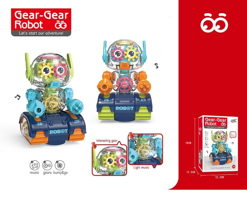 BATTERY OPERATED ROBOT WITH LIGHT&MUSIC