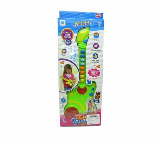 MUSICAL TOY GUITAR BATTERY OPERATED WITH LIGHT & MUSIC