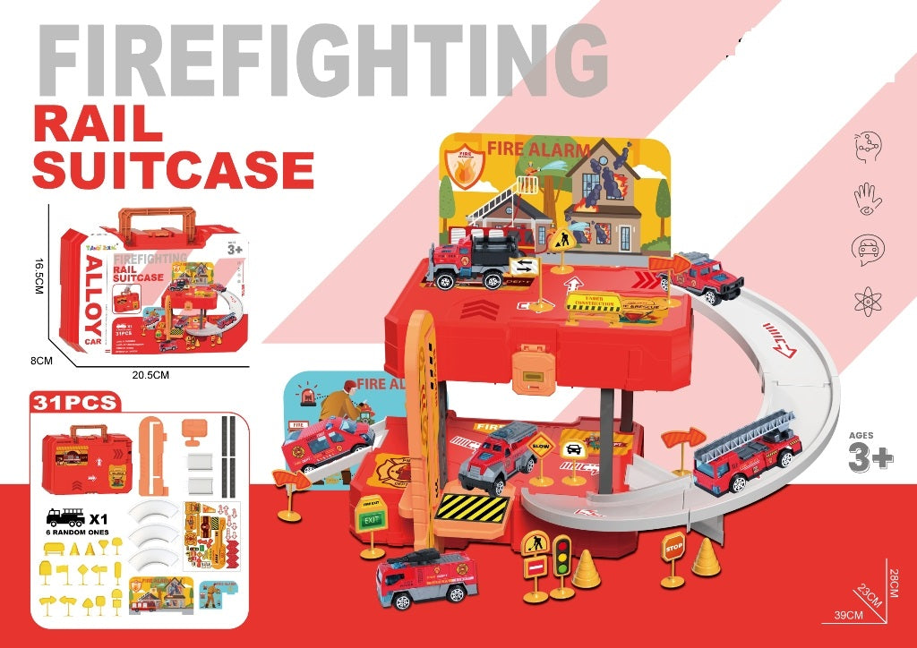 PARKING LOT FIRE 31PCS SUITCASE