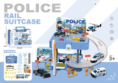 PARKING LOT POLICE 31PCS SUITCASE