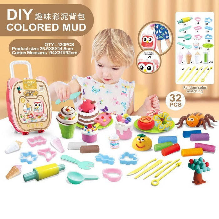 CLAY PLAY SET WITH 32PCS