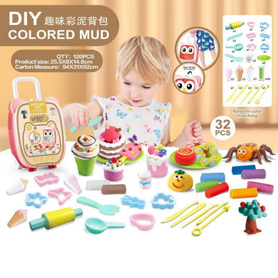 CLAY PLAY SET WITH 32PCS