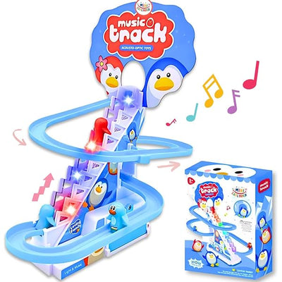 RACING TRACK PENGUIN BATTERY OPERATED