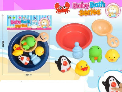 BABY BATH TOYS PVC BAG+HEADER