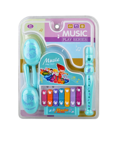 MUSICAL PLAY TOYS 5 IN 1 DOUBLE BLISTER