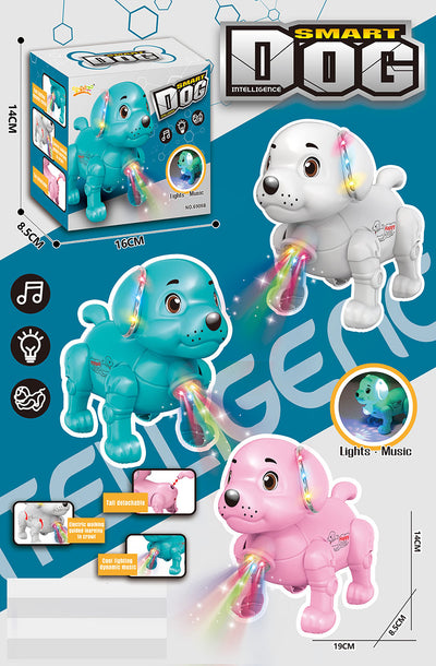 Battery Operated animals DOG with light& sound