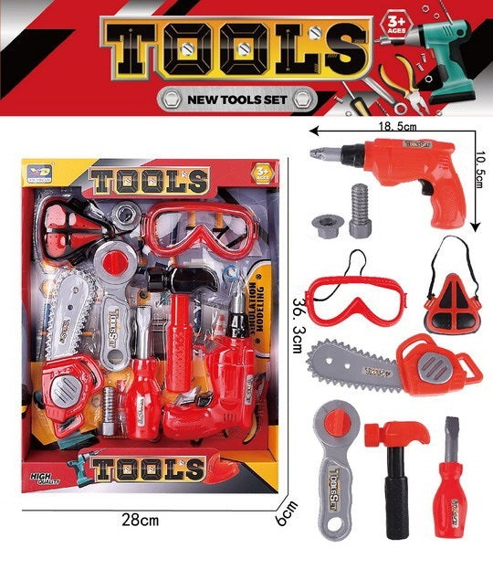 TOOL PLAY SET WITH ACCESSORIES