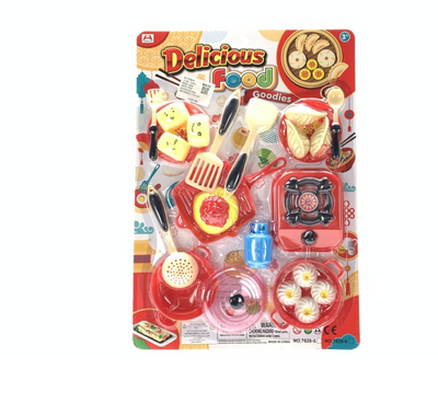 KITCHEN PLAY SET BLISTER CARD