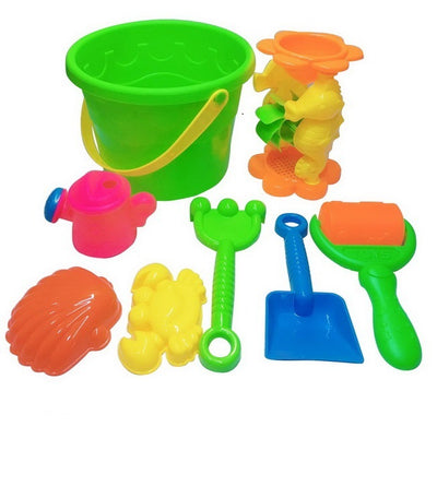 BEACH TOYS 8PCS SET NET BAG
