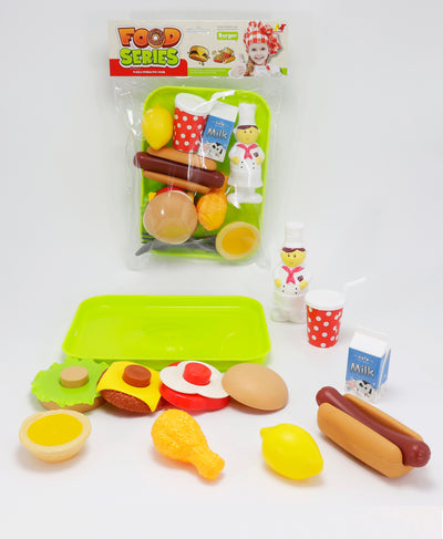 KITCHEN PLAY SET PVC BAG+HEADER