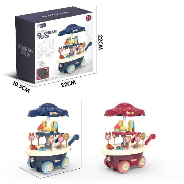 ICE CREAM CART BATTERY OPERATED WITH LIGHT&MUSIC