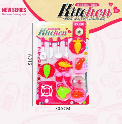 KITCHEN PLAY SET BLISTER CARD