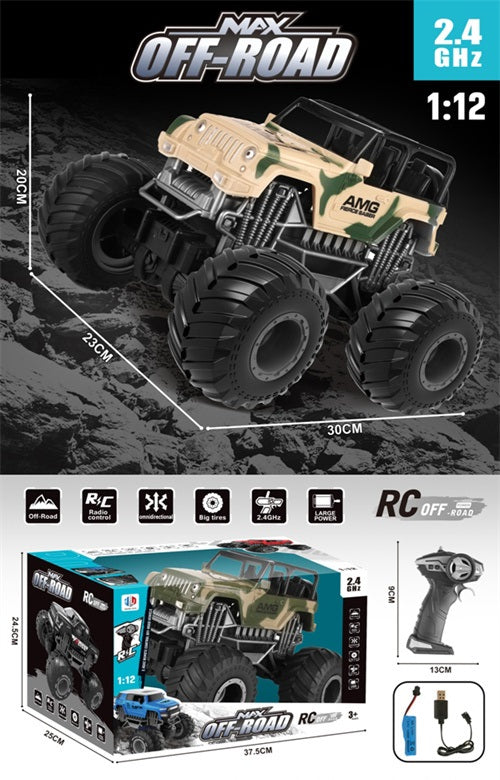 REMOTE CONTROL CAR WITH USB CHARGER 1:12 2.4G