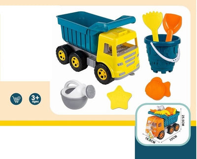 BEACH TOYS TRUCK 7PCS SET NET BAG