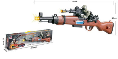 BATTERY OPERATED GUN WITH LIGHT&MUSIC
