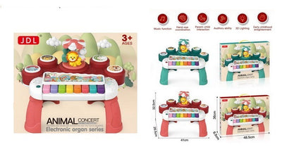 MUSICAL PIANO WITH DRUM SET