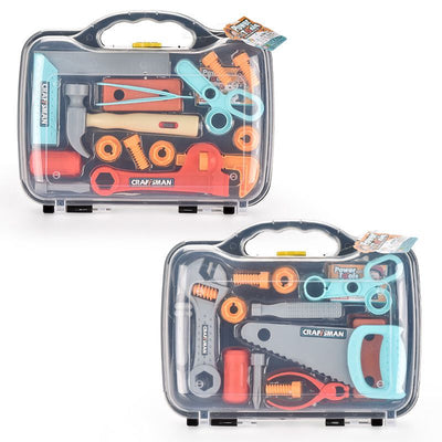 TOOL PLAY SET WITH ACCESSORIES PORTABLE BOX