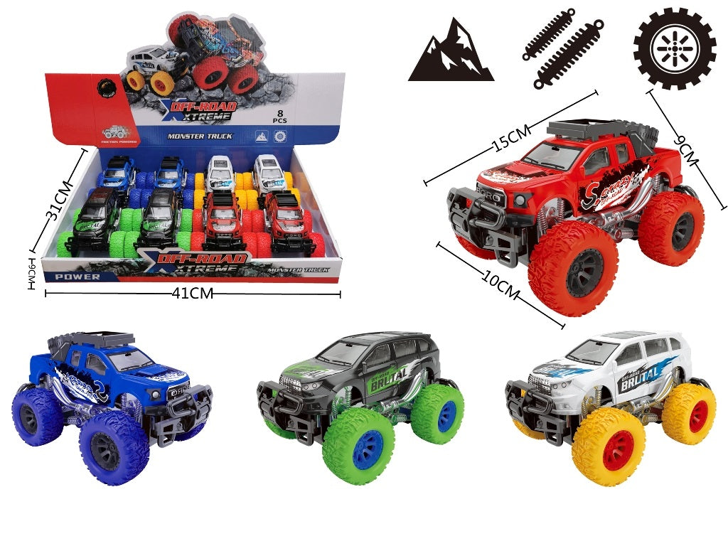 FRICTION CAR 8PCS DISPLAY BOX